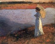 Bela Ivanyi-Grunwald Woman by the Water oil painting on canvas